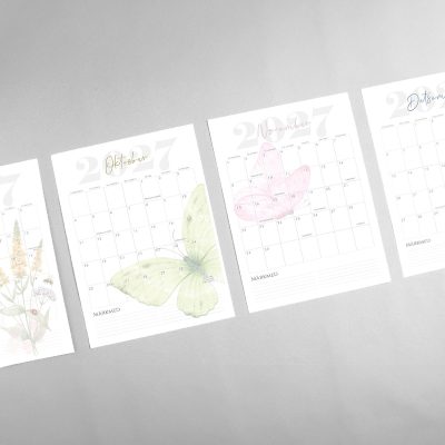Alternative view of Perekalender 2027 "Liblikad"